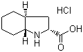 结构式 CAS# 144540-75-0, (2S,3aR,7aS)-1H-八氢吲哚-2-羧酸盐酸盐