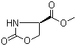 结构式 CAS# 144542-43-8, (R)-2-氧代-4-恶唑烷羧酸甲酯
