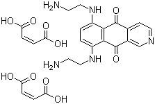 structure of CAS# 144675-97-8, Pixantrone dimaleate;6,9-Bis[(2-aminoethyl)amino]benz[g]isoquinoline-5,10-dione (2Z)-2-butenedioate (1:2)