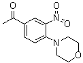 structure of CAS# 144783-46-0, 1-[4-(4-Morpholinyl)-3-nitrophenyl]ethanone