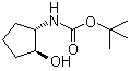 structure of CAS# 145106-43-0, ((1S,2S)-2-Hydroxycyclopentyl)carbamic acid tert-butyl ester