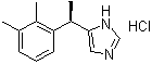 结构式 CAS# 145108-58-3, 盐酸右美托咪定; 4-[(1R)-1-(2,3-二甲基苯基)乙基]-3H-咪唑盐酸盐