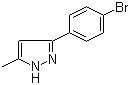 结构式 CAS# 145353-53-3, 3-(4-溴苯基)-5-甲基-1H-吡唑