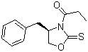 结构式 CAS# 145588-95-0, (S)-4-苄基-3-丙酰基-1,3-恶唑烷-2-硫酮