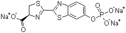 structure of CAS# 145613-12-3, D-Luciferin 6'-O-phosphate trisodium salt