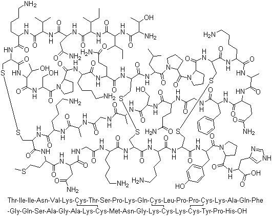 结构式 CAS# 145808-47-5, 玛格斑蝎毒素