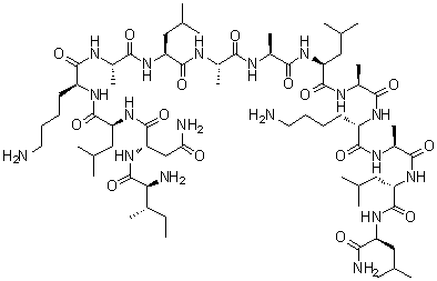 结构式 CAS# 145854-59-7, 胡蜂蜂毒肽 7