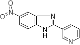 structure of CAS# 145861-59-2, 5-Nitro-2-(pyridin-3-yl)-1H-benzimidazole