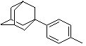 structure of CAS# 1459-55-8, 1-(4-Methylphenyl)adamantane;1-(4-Tolyl)adamantane; 1-(4'-Methylphenyl)adamantane; 1-(p-Tolyl)adamantane; 4-(1-Adamantyl)toluene; NSC 176093; p-(1-Adamantyl)toluene