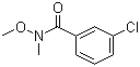 structure of CAS# 145959-21-3, 3-Chloro-N-methoxy-N-methylbenzamide