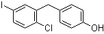 结构式 CAS# 1459754-32-5, 4-(2-氯-5-碘苄基)苯酚