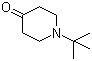 structure of CAS# 1465-76-5, 1-tert-Butylpiperidin-4-one;1-tert-Butyl-4-piperidinone; 1-tert-Butyl-4-piperidone; N-tert-Butyl-4-piperidone