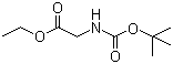 structure of CAS# 14719-37-0, N-Boc-glycine ethyl ester