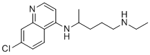 structure of CAS# 1476-52-4, Desethylchloroquine;4-N-(7-chloroquinolin-4-yl)-1-N-ethylpentane-1,4-diamine