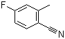 structure of CAS# 147754-12-9, 4-Fluoro-2-methylbenzonitrile