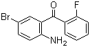 结构式 CAS# 1479-58-9, 2-氨基-5-溴-2'-氟二苯甲酮