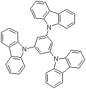 结构式 CAS# 148044-07-9, 1,3,5-三(9-咔唑基)苯