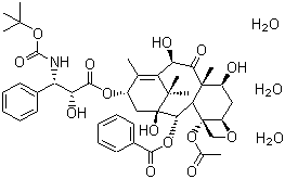 structure of CAS# 148408-66-6, Docetaxel trihydrate