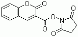 structure of CAS# 148627-84-3, (2,5-Dioxopyrrolidin-1-yl) 2-oxochromene-3-carboxylate;Coumarin-3-carboxylic acid succinimidyl ester