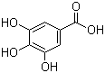 structure of CAS# 149-91-7, Gallic acid;3,4,5-Trihydroxybenzoic acid; Pyrogallol-5-carboxylic acid