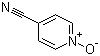 结构式 CAS# 14906-59-3, 4-氰基吡啶 N-氧化物; 4-氰基吡啶-1-酮
