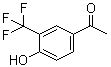 结构式 CAS# 149105-11-3, 1-(4-羟基-3-三氟甲基苯基)乙酮