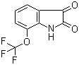 结构式 CAS# 149125-30-4, 7-(三氟甲氧基)-1H-吲哚-2,3-二酮
