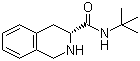 structure of CAS# 149182-72-9, (S)-N-tert-Butyl-1,2,3,4-tetrahydroisoquinoline-3-carboxamide;[(3S)-(3-1,2,3,4-Tetrahydroisoquinolyl)]-N-(tert-butyl)carboxamide