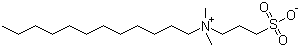 N-Dodecyl-N,N-dimethyl-3-ammonio-1-propanesulfonate molecular structure (CAS 14933-08-5)