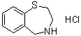 结构式 CAS# 14953-97-0, 2,3,4,5-四氢-1,4-苯并硫氮杂卓盐酸盐