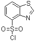 structure of CAS# 149575-65-5, 4-Benzothiazolesulfonyl chloride;1,3-Benzothiazole-4-sulfonyl chloride