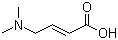 structure of CAS# 149586-32-3, (E)-4-(Dimethylamino)but-2-enoic acid;(E)-4-(Dimethylamino)-2-butenoic acid