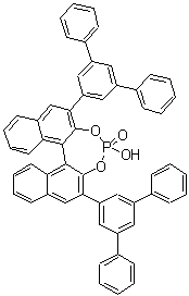 结构式 CAS# 1496637-05-8, (11bS)-4-羟基-2,6-二([1,1':3',1''-三联苯]-5'-基)-二萘并[2,1-d:1',2'-f][1,3,2]二氧杂磷杂卓 4-氧化物