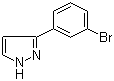 结构式 CAS# 149739-65-1, 3-(3-溴苯基)-1H-吡唑