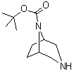 structure of CAS# 149771-44-8, 3,8-Diazabicyclo[3.2.1]octan-8-carboxylic acid tert-butyl ester;8-(tert-Butoxycarbonyl)-3,8-diazabicyclo[3.2.1]octane; 8-Boc-3,8-diazabicyclo[3.2.1]octane; tert-Butyl 3,8-diazabicyclo[3.2.1]octane-8-carboxylate