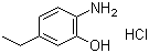 结构式 CAS# 149861-22-3, 6-氨基-3-乙基苯酚盐酸盐
