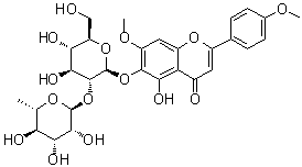 结构式 CAS# 149998-38-9, Gelomuloside A