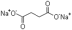 structure of CAS# 150-90-3, Disodium succinate;Succinic acid disodium salt; Butanedioic acid disodium salt