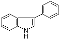 structure of CAS# 1504-16-1, 3-Phenyl-1H-indole;3-Phenylindole; NSC 76690