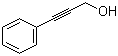 structure of CAS# 1504-58-1, 3-Phenyl-2-propyn-1-ol;3-Phenylpropargyl alcohol