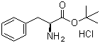结构式 CAS# 15100-75-1, L-苯丙氨酸叔丁酯盐酸盐
