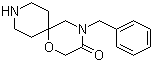 结构式 CAS# 151096-96-7, 4-(苯甲基)-1-氧杂-4,9-二氮杂螺[5.5]十一烷-3-酮