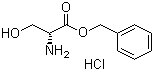 结构式 CAS# 151651-44-4, D-丝氨酸苄酯盐酸盐