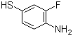 structure of CAS# 15178-48-0, 4-Amino-3-fluorothiophenol;4-Amino-3-fluorobenzenethiol