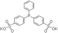 结构式 CAS# 151888-20-9, 4,4'-(苯基亚膦)二苯磺酸二钾盐