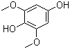 structure of CAS# 15233-65-5, 2,6-Dimethoxyhydroquinone;1,4-Dihydroxy-2,6-dimethoxybenzene