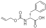 结构式 CAS# 152507-71-6, N-[(2-丙烯-1-基氧基)羰基]-D-苯丙氨酸
