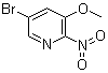 结构式 CAS# 152684-26-9, 5-溴-3-甲氧基-2-硝基吡啶