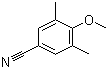 structure of CAS# 152775-45-6, 3,5-Dimethyl-4-methoxybenzonitrile;4-Methoxy-3,5-dimethylbenzonitrile