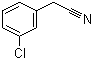 structure of CAS# 1529-41-5, 3-Chlorobenzyl cyanide;(3-Chlorophenyl)acetonitrile
